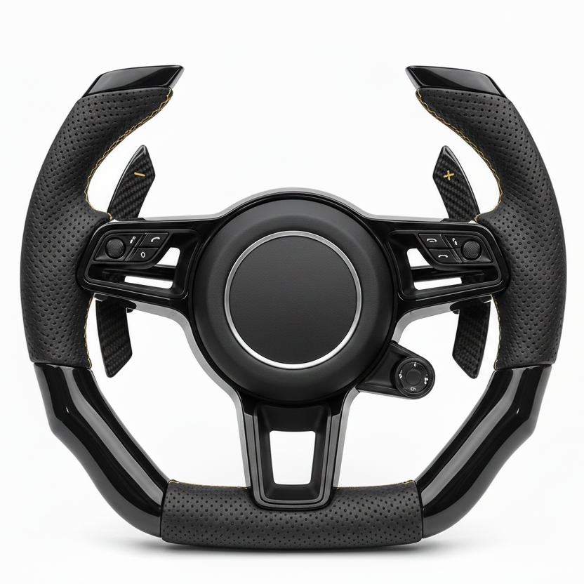 2016–2020 Porsche 911 (991.2) Carbon Fiber Steering Wheel – Customizable
