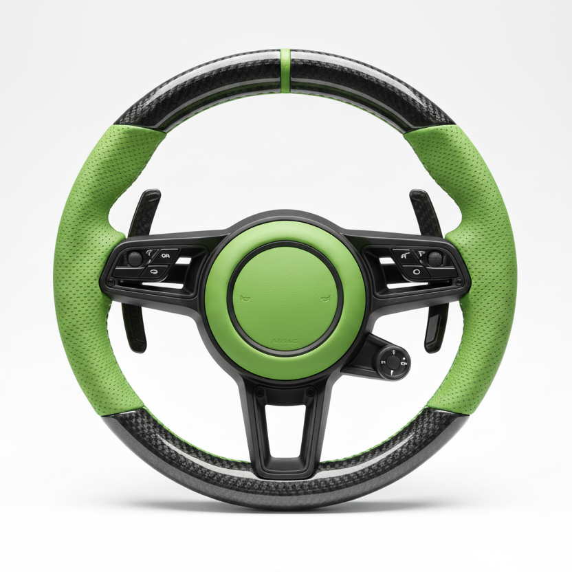 2016–2024 Porsche Cayenne (958.2) Carbon Fiber Steering Wheel – Customizable