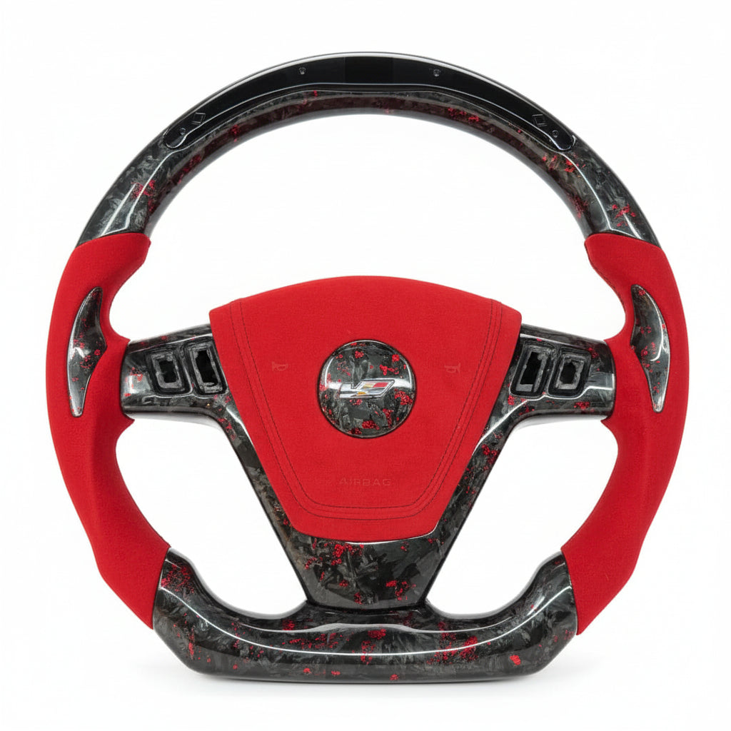 2003–2007 Cadillac CTS / CTS-V Carbon Fiber Steering Wheel – Customizable