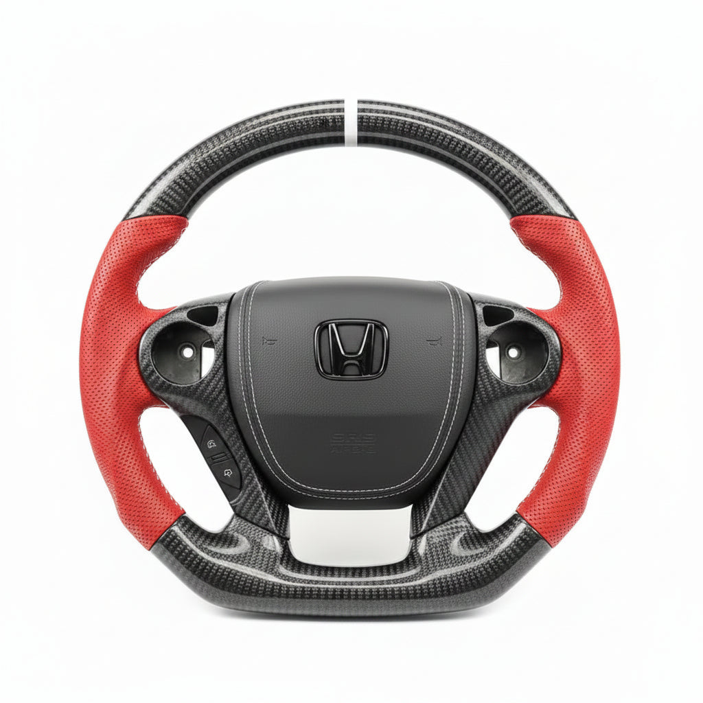 2013–2017 Honda Accord 9th Gen Carbon Fiber Steering Wheel – Customizable