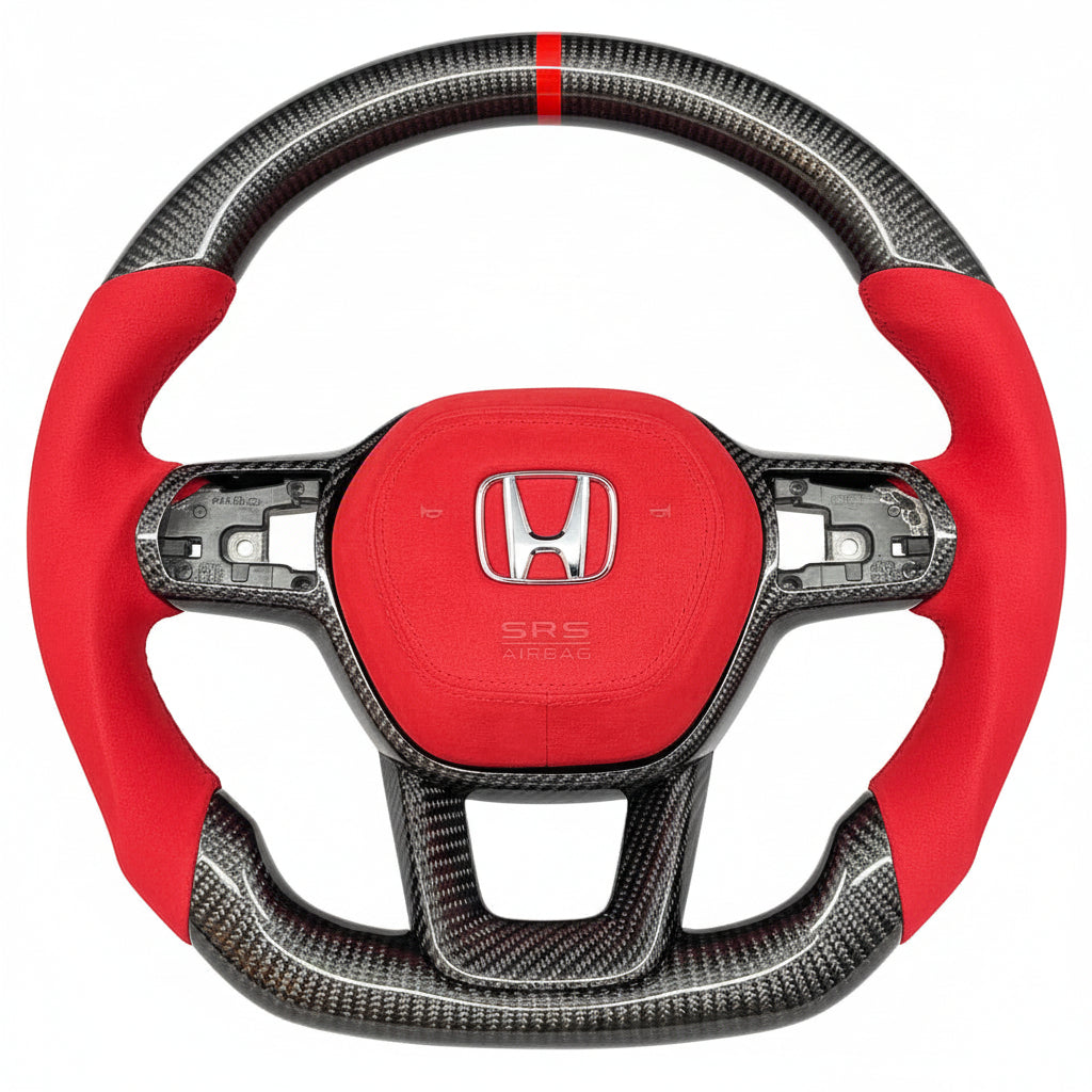 2023+ Honda Accord Carbon Fiber Steering Wheel - Customizable