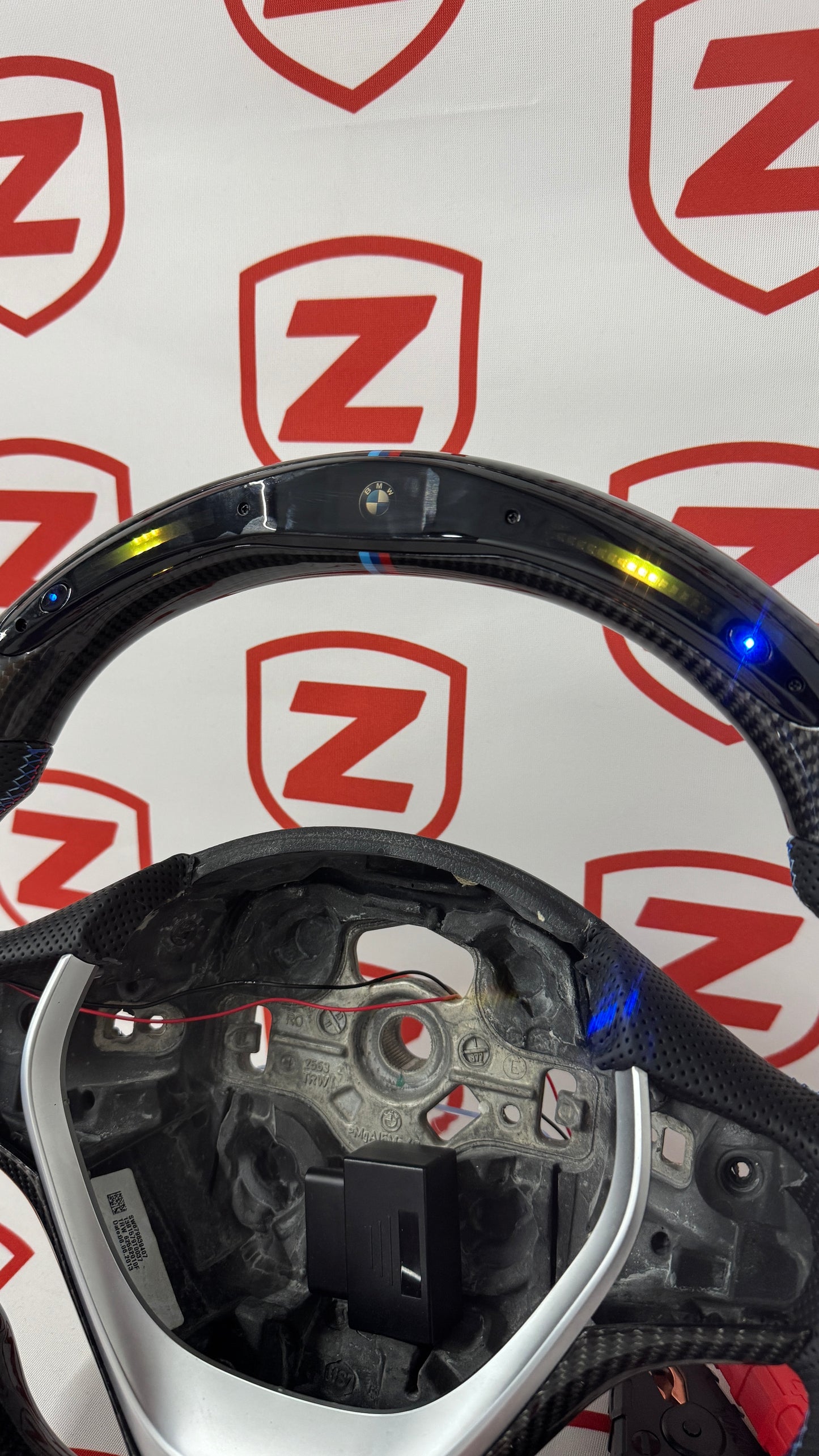 2011-2016 BMW F10 Carbon Fiber Steering Wheel - Customizable