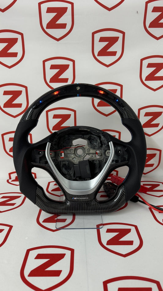 2011-2016 BMW F10 Carbon Fiber Steering Wheel - Customizable