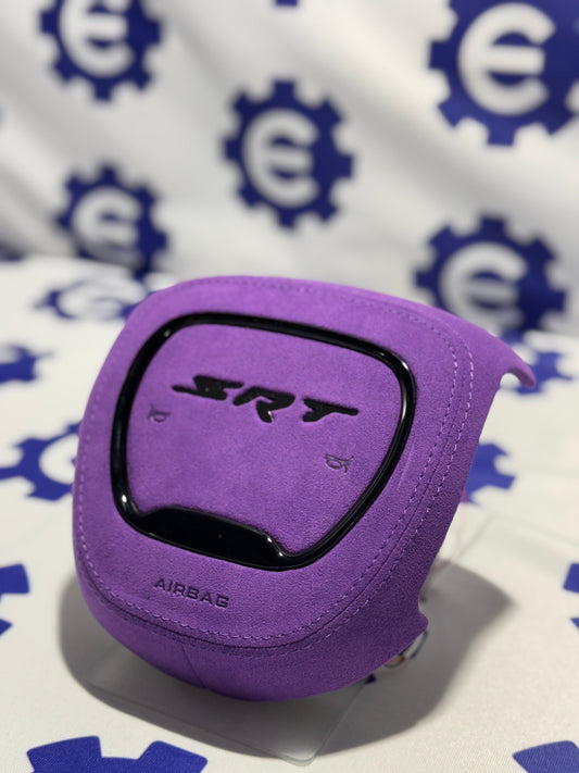 2015-2023 Dodge Airbag Cover - Purple Alcantara