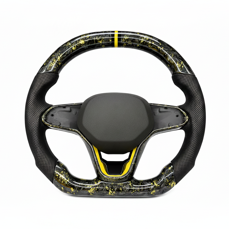 2022+ Volkswagen Golf GTI / Golf R / Jetta GLI MK8 Carbon Fiber Steering Wheel – Customizable