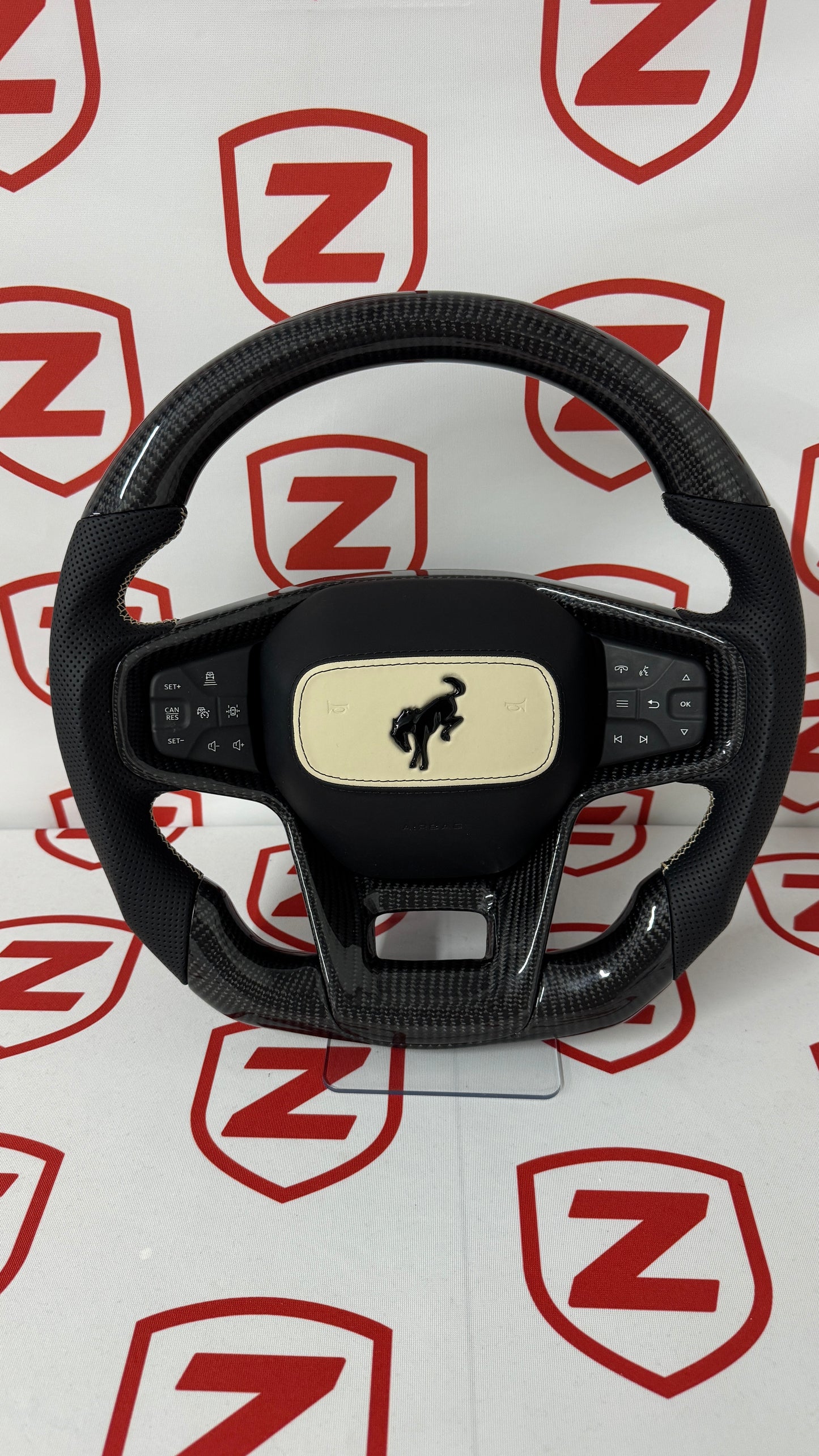 2021+ Ford Bronco Carbon Fiber Steering Wheel – Customizable