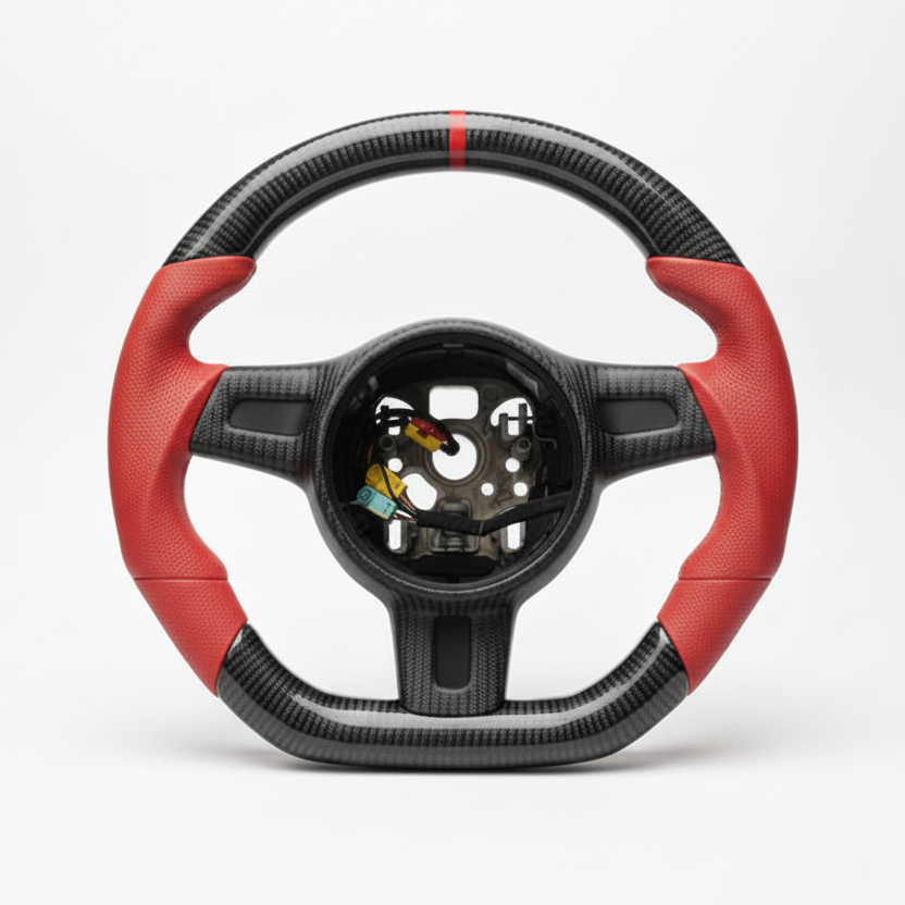 2011–2016 Porsche Cayenne Carbon Fiber Steering Wheel – Customizable