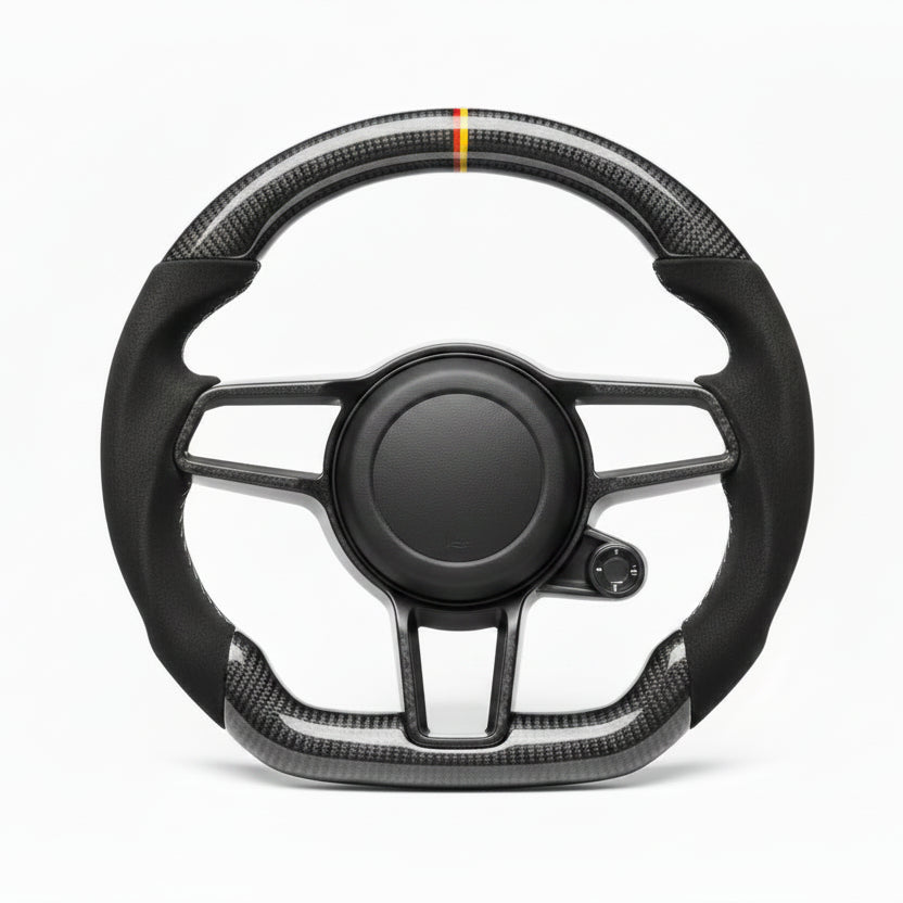 2014–2021 Porsche Macan (95B) Carbon Fiber Steering Wheel – Customizable