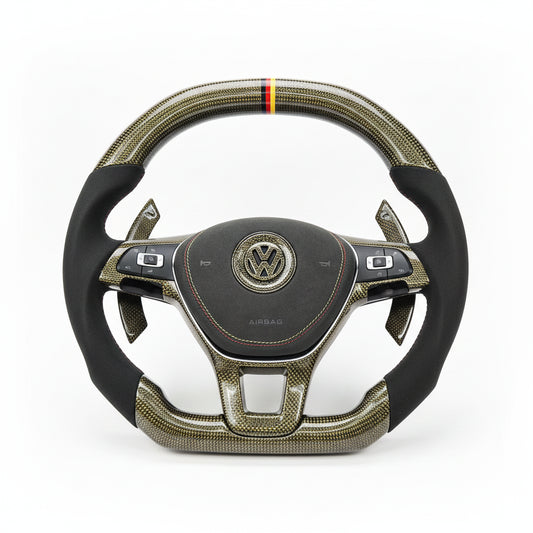2015–2021 Volkswagen MK7 Golf / Jetta / Passat Carbon Fiber Steering Wheel – Customizable