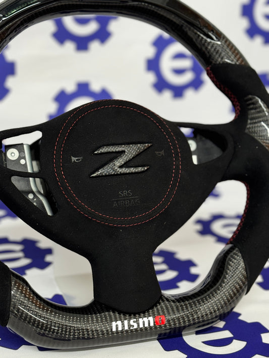 Nissan 370Z Carbon Fiber Steering Wheel - Customizable