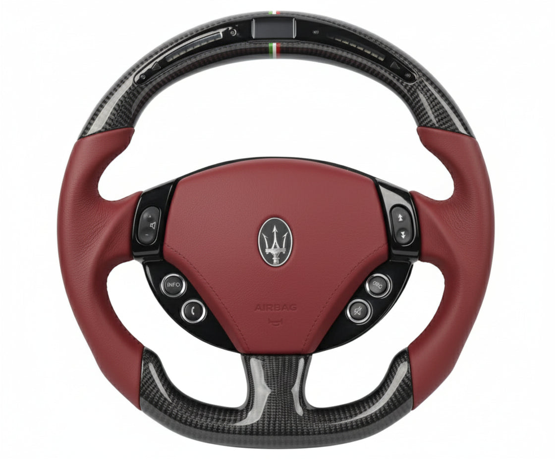 2007-2019 Maserati GranTurismo Carbon Fiber Steering Wheel – Customizable