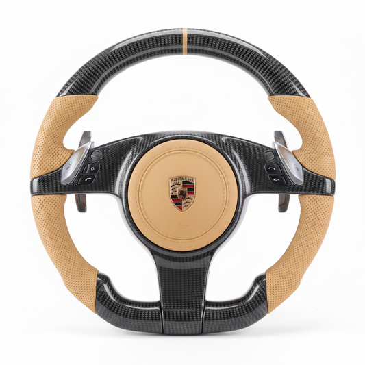 2011–2016 Porsche Cayenne (958) Carbon Fiber Steering Wheel – Customizable