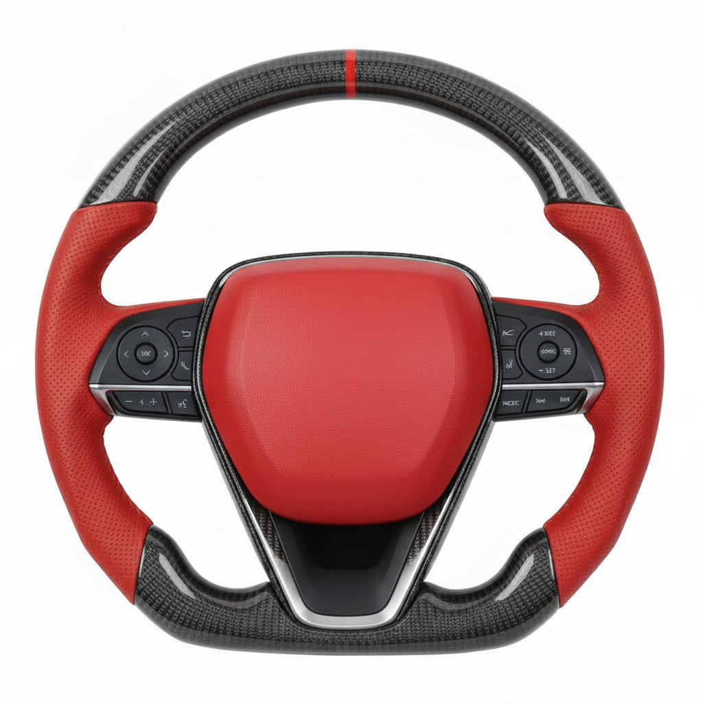 Volante de fibra de carbono para Toyota Camry 2018-2024 - Personalizable