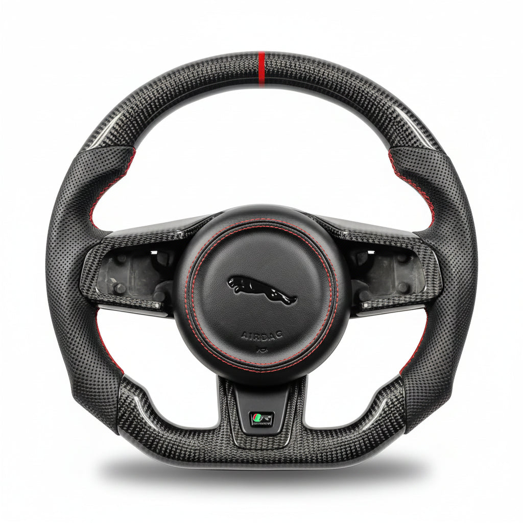 2022–2026 Jaguar F-Type / F-PACE Carbonfaser-Lenkrad – Anpassbar