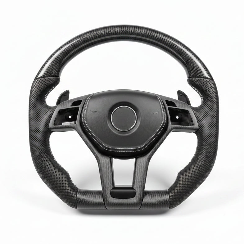 2008+ Mercedes-Benz AMG Carbon Fiber Steering Wheel – Customizable