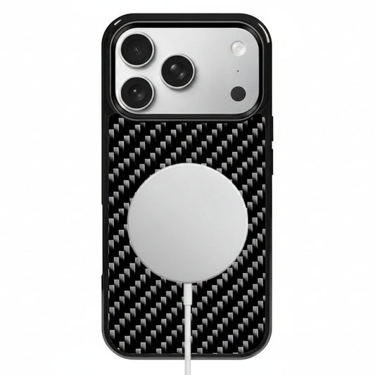 Funda de teléfono de fibra de carbono