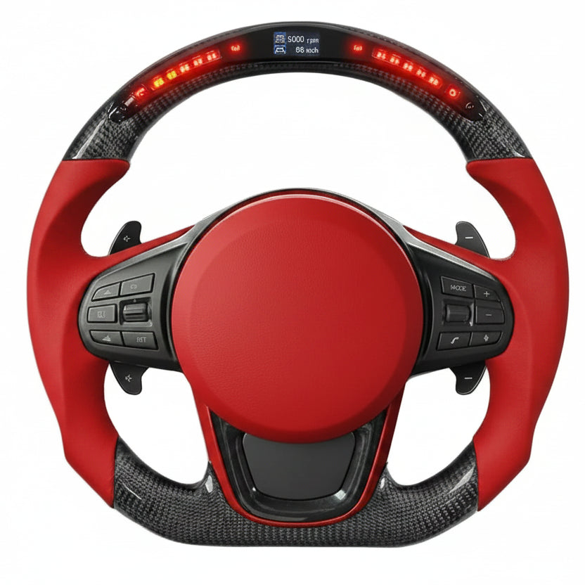Volante de fibra de carbono Toyota Supra MK5 - Personalizable