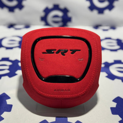 2015+ Dodge Airbag Cover - Red Alcantara