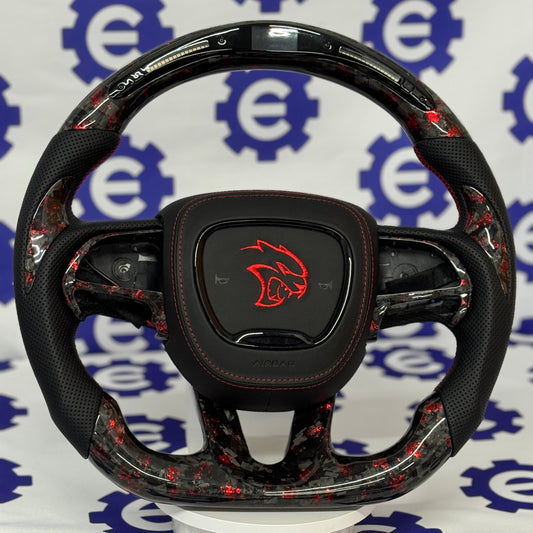 2015-2023 Dodge Charger/Challenger/Durango Carbon Fiber Steering Wheel - Customizable