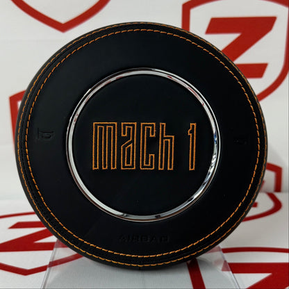 Ford Mustang Mach 1 Embroidered Airbag Cover - Orange