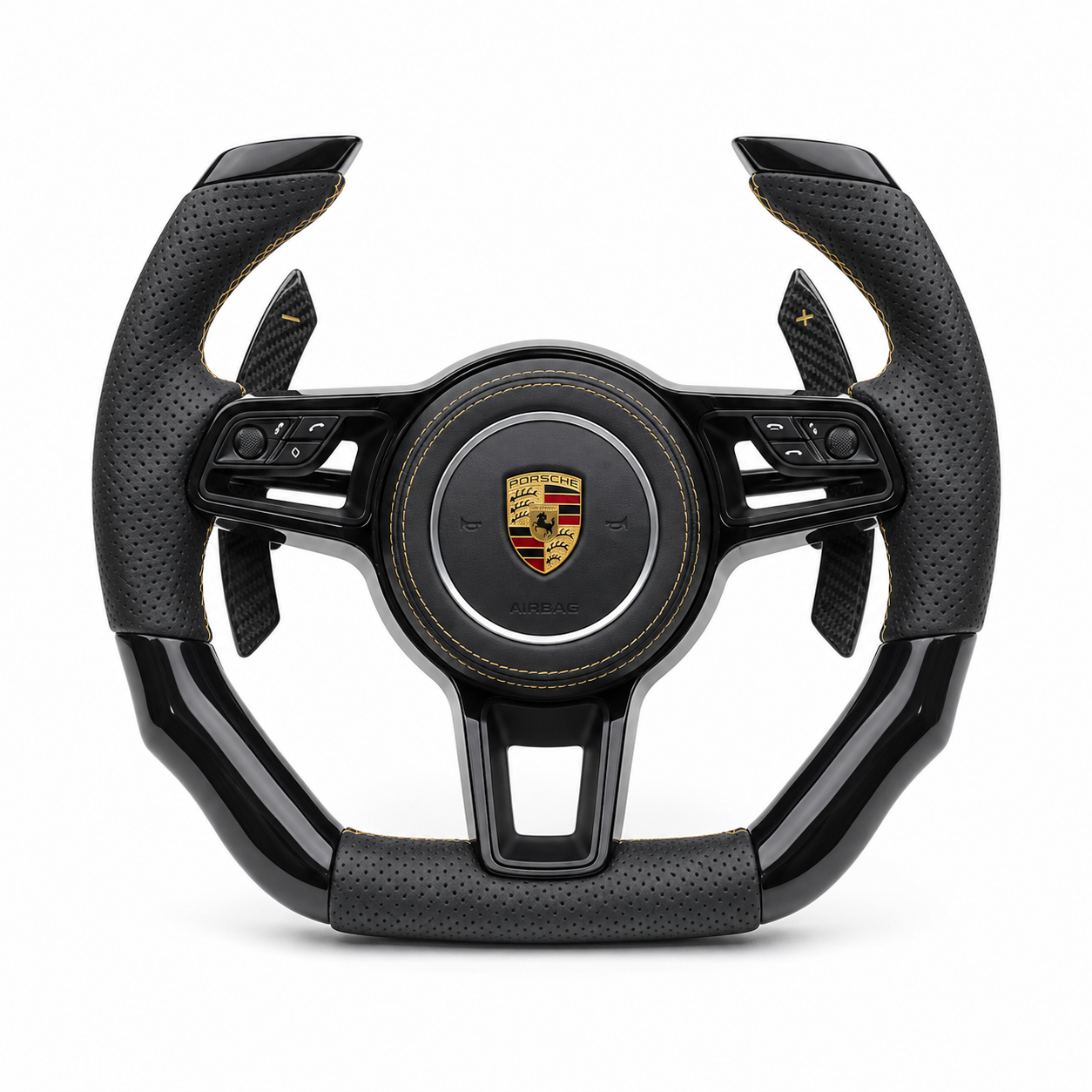 2016–2024 Porsche Cayenne (958.2) Carbon Fiber Steering Wheel – Customizable