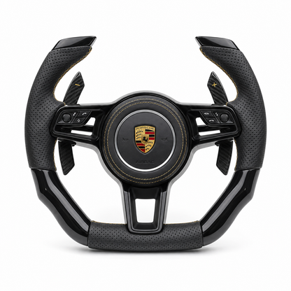 2016–2024 Porsche Cayenne (958.2) Carbon Fiber Steering Wheel – Customizable