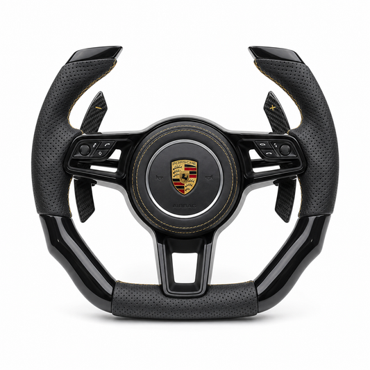 2017–2025 Porsche Panamera (971) Carbon Fiber Steering Wheel – Customizable
