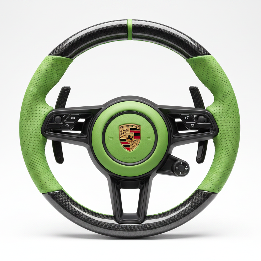 2016–2024 Porsche Cayenne (958.2) Carbon Fiber Steering Wheel – Customizable