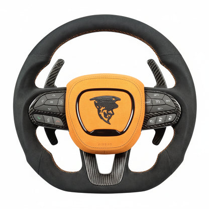 2018–2021 Jeep Grand Cherokee Trackhawk Carbon Fiber Steering Wheel – Customizable