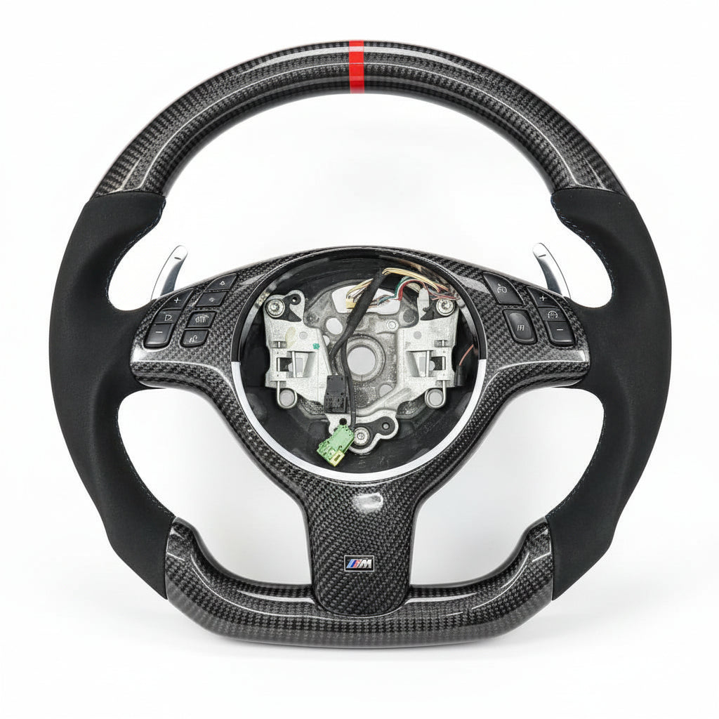 1999–2005 BMW E46 3 Series Carbon Fiber Steering Wheel – Customizable