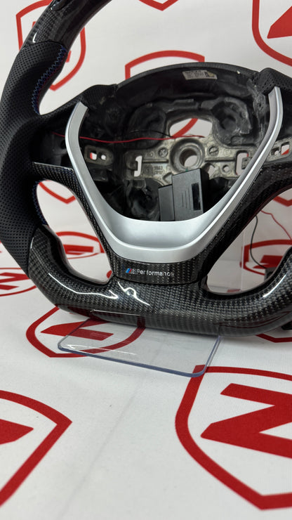 2011-2016 BMW F10 Carbon Fiber Steering Wheel - Customizable