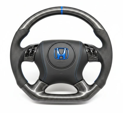 2003–2007 Honda Accord 7th Gen Carbon Fiber Steering Wheel – Customizable