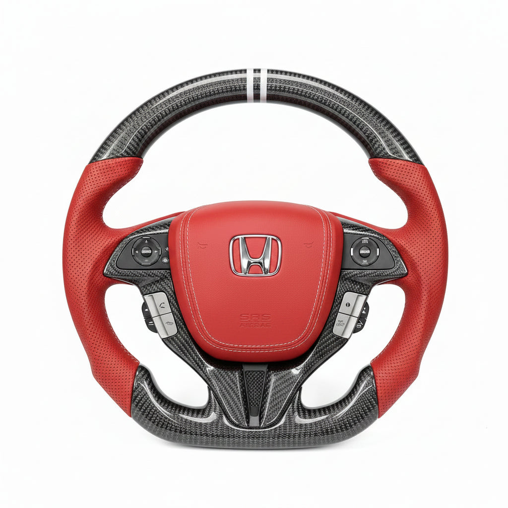 2008–2012 Honda Accord 8th Gen Carbon Fiber Steering Wheel – Customizable