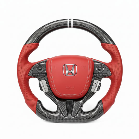 2008–2012 Honda Accord 8th Gen Carbon Fiber Steering Wheel – Customizable