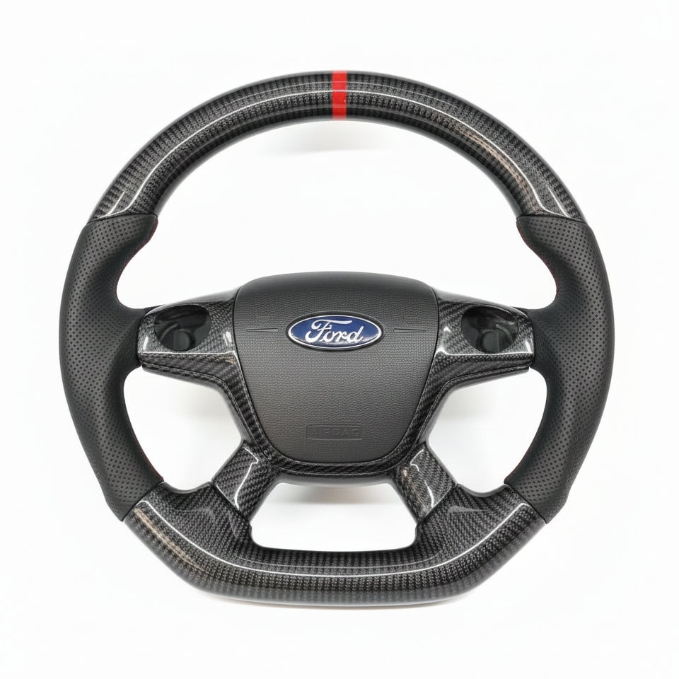 2012–2014 Ford Focus Carbon Fiber Steering Wheel – Customizable