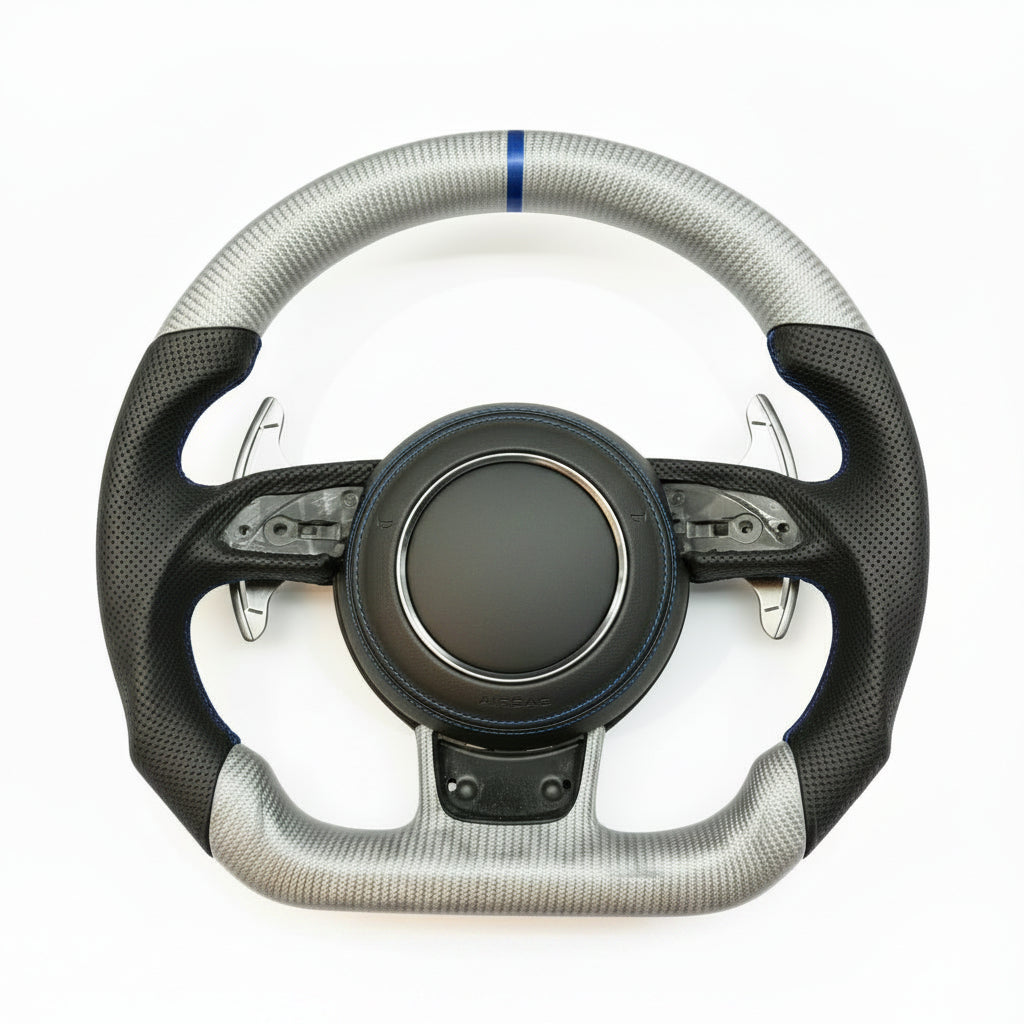 2012–2016 Audi B8.5 A3 / S3 / RS3, A4 / S4 / RS4, A5 / S5 / RS5 Carbonfaser-Lenkrad – Anpassbar
