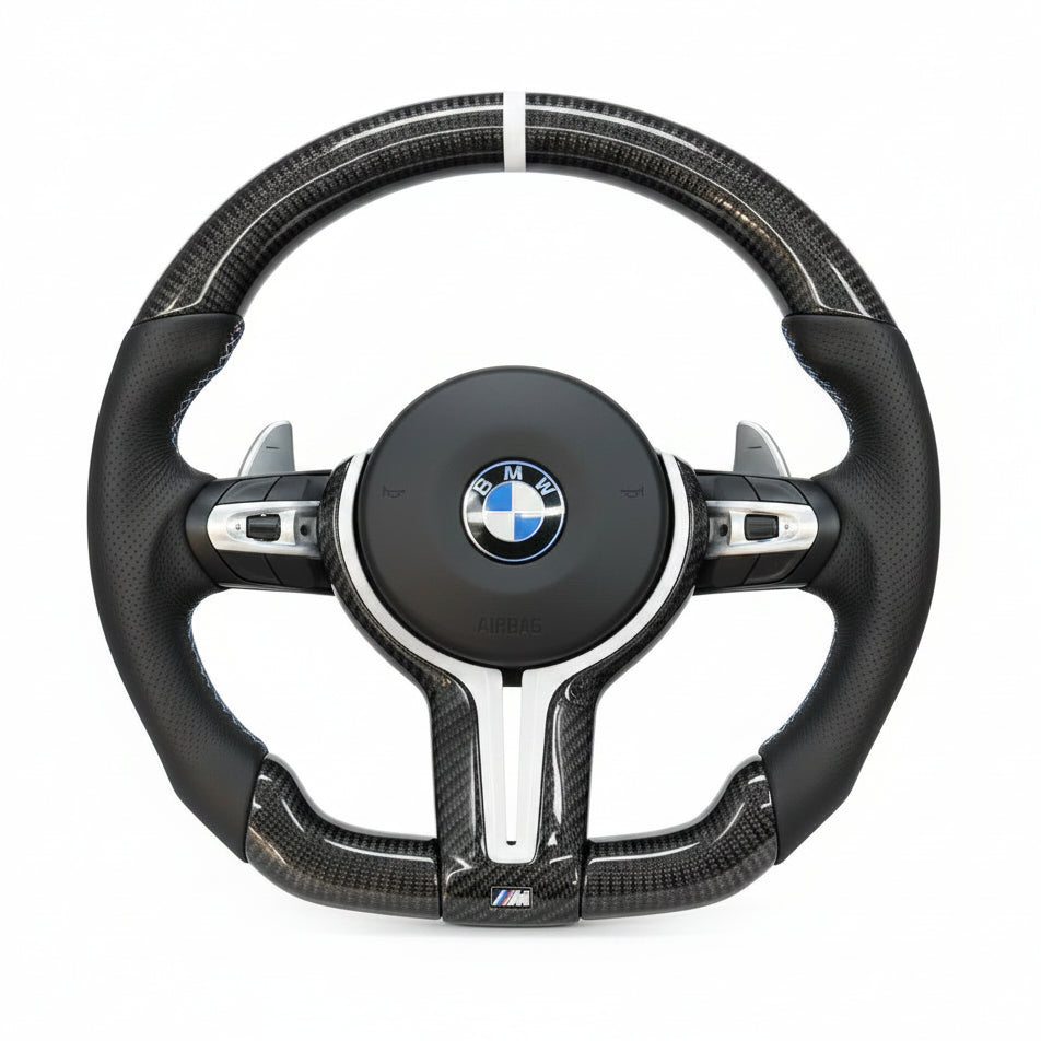 2013–2018 BMW X5M / X6M F85 / F86 Carbon Fiber Steering Wheel – Customizable