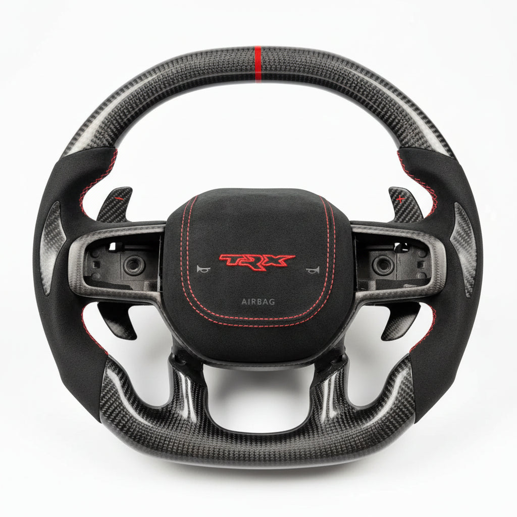 2019-2025 Dodge Ram TRX Carbon Fiber Steering Wheel - Customizable