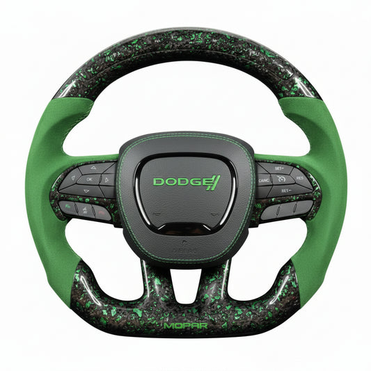 2014–2023 Jeep Grand Cherokee Carbon Fiber Steering Wheel – Customizable