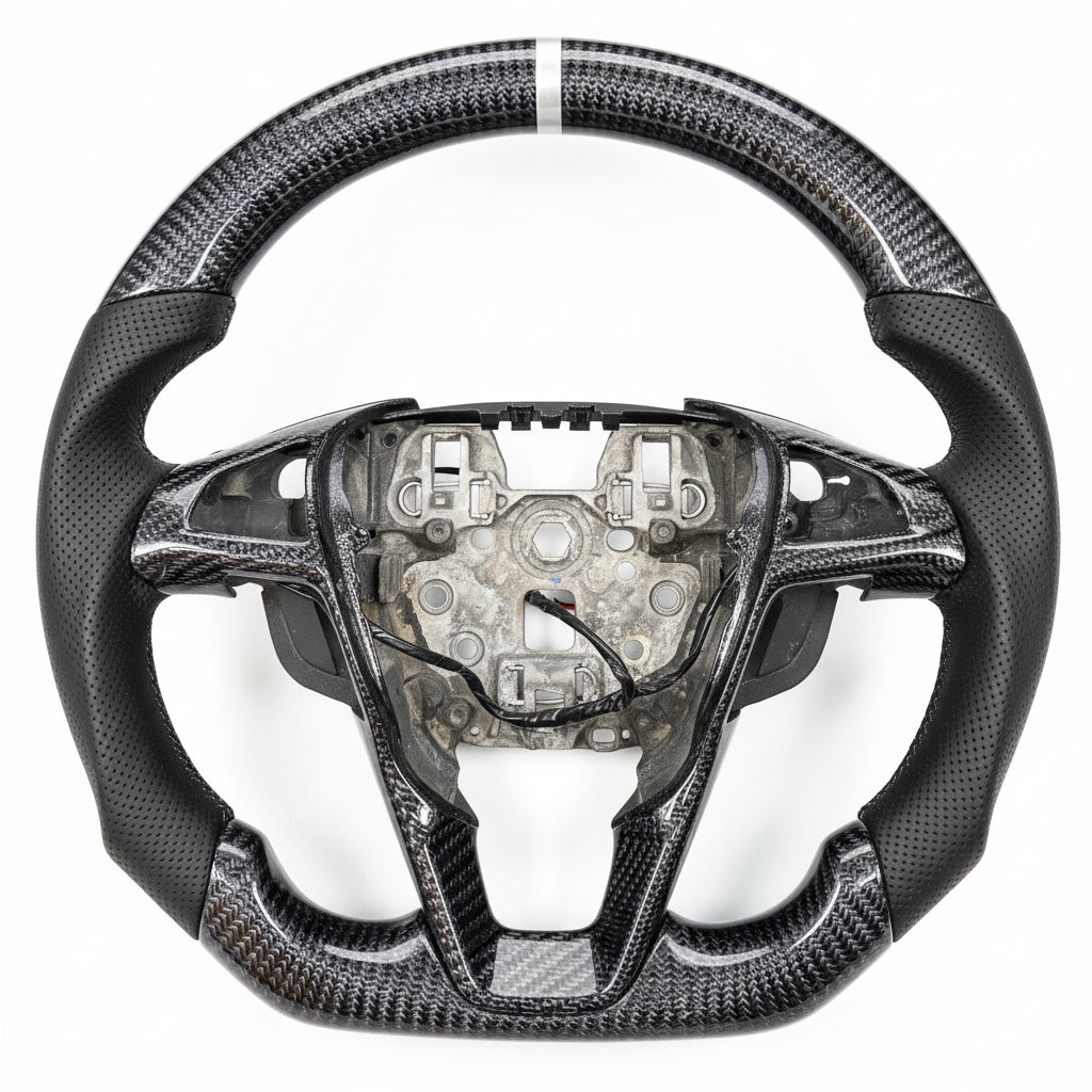 2013–2020 Ford Fusion / Edge Carbon Fiber Steering Wheel – Customizable