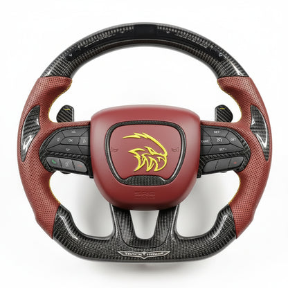2018–2021 Jeep Grand Cherokee Trackhawk Carbon Fiber Steering Wheel – Customizable