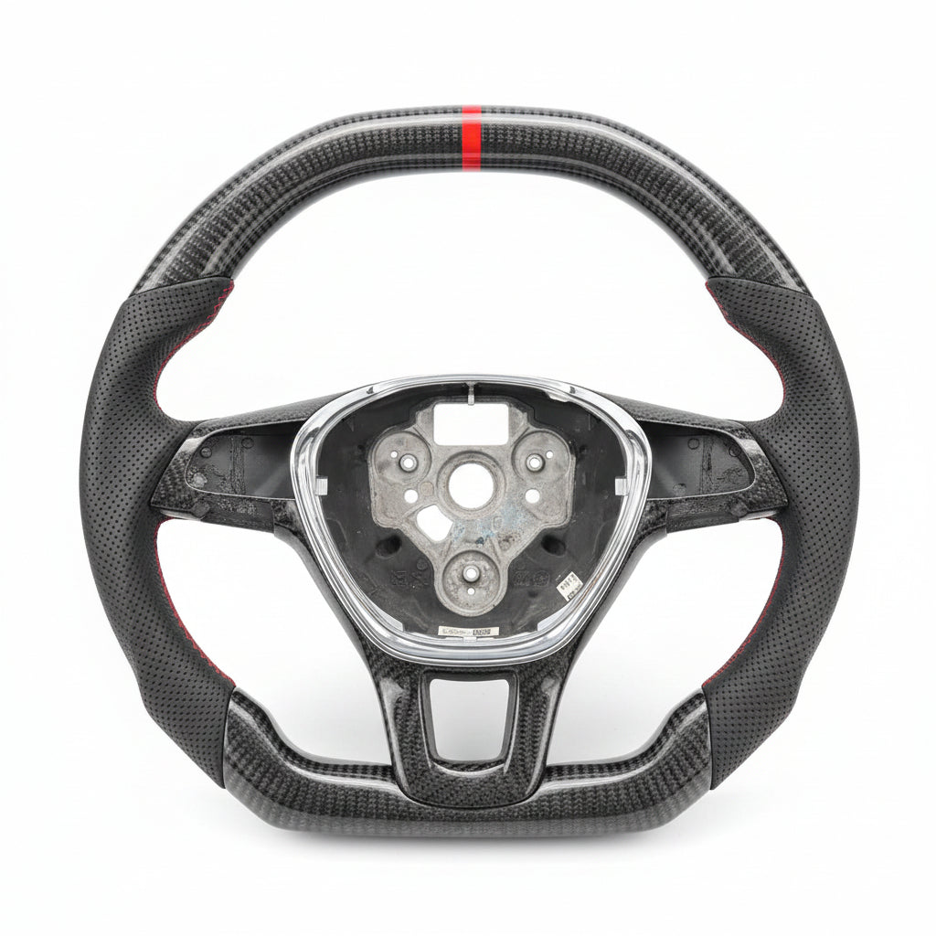 2015–2021 Volkswagen Golf / Jetta / Passat Carbon Fiber Steering Wheel – Customizable