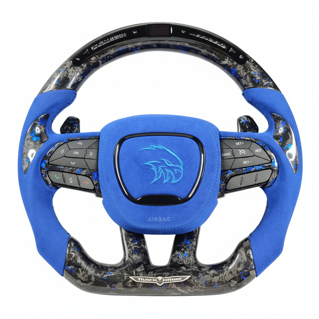 2018–2021 Jeep Grand Cherokee Trackhawk Carbon Fiber Steering Wheel – Customizable