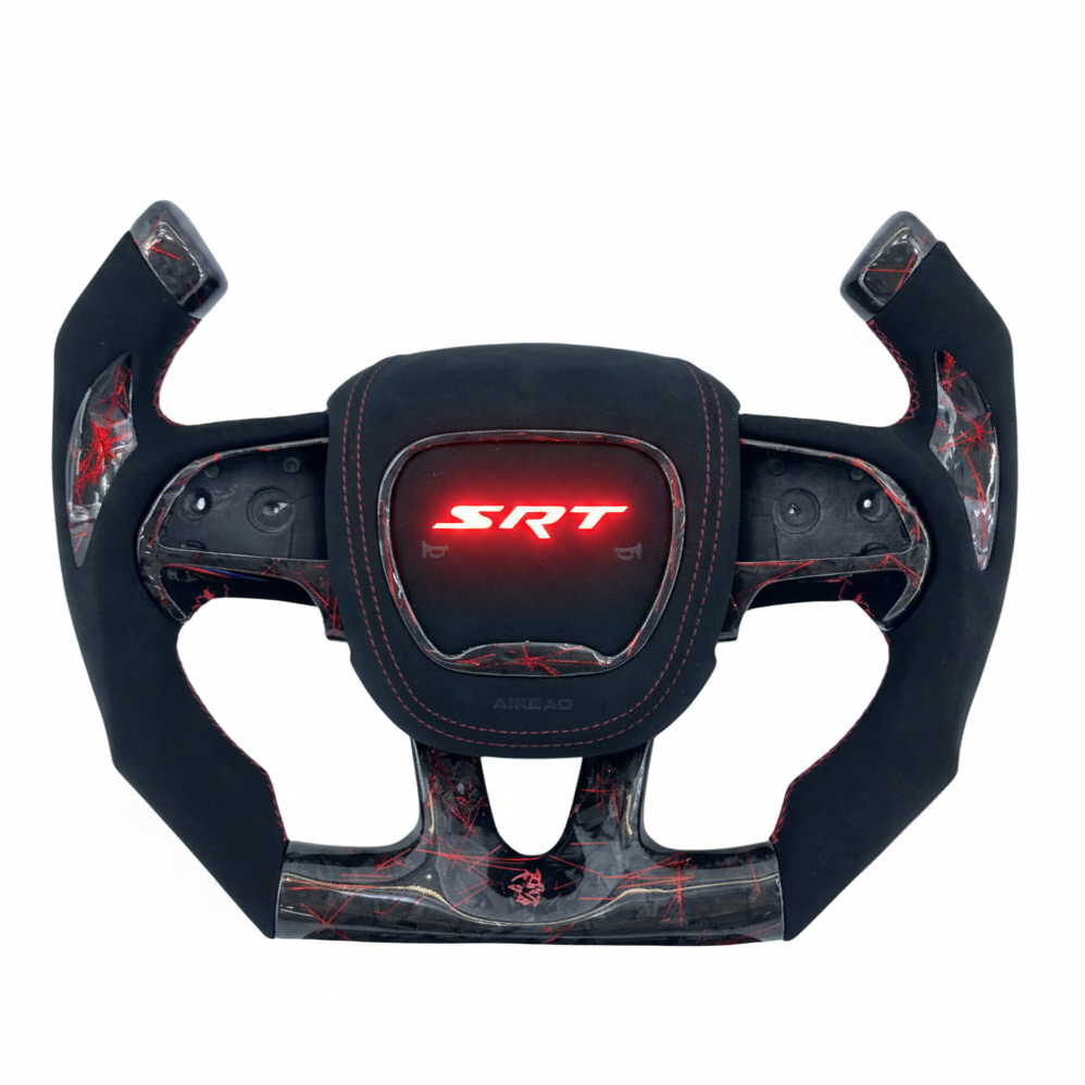 2018–2021 Jeep Grand Cherokee Trackhawk Carbon Fiber Steering Wheel – Customizable
