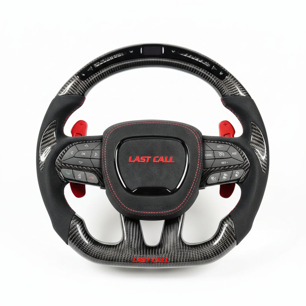 2018–2021 Jeep Grand Cherokee Trackhawk Carbon Fiber Steering Wheel – Customizable