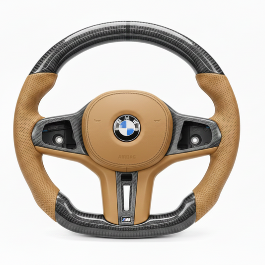 2018–2025 BMW X3M / X4M / X5M / X6M Carbon Fiber Steering Wheel – Customizable