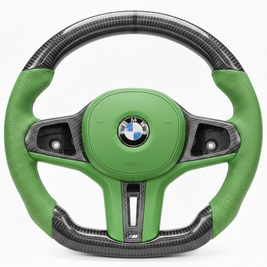 2018+ BMW 8 Series G14 / G15 / G16 Carbon Fiber Steering Wheel – Customizable
