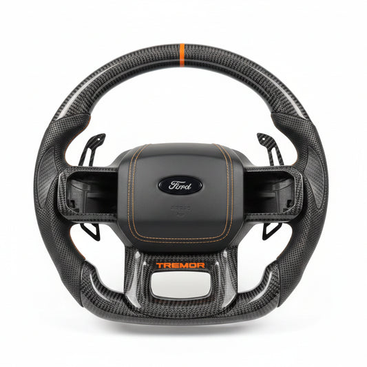 2023–2027+ Ford Super Duty F-250 Carbonfaser-Lenkrad – Anpassbar