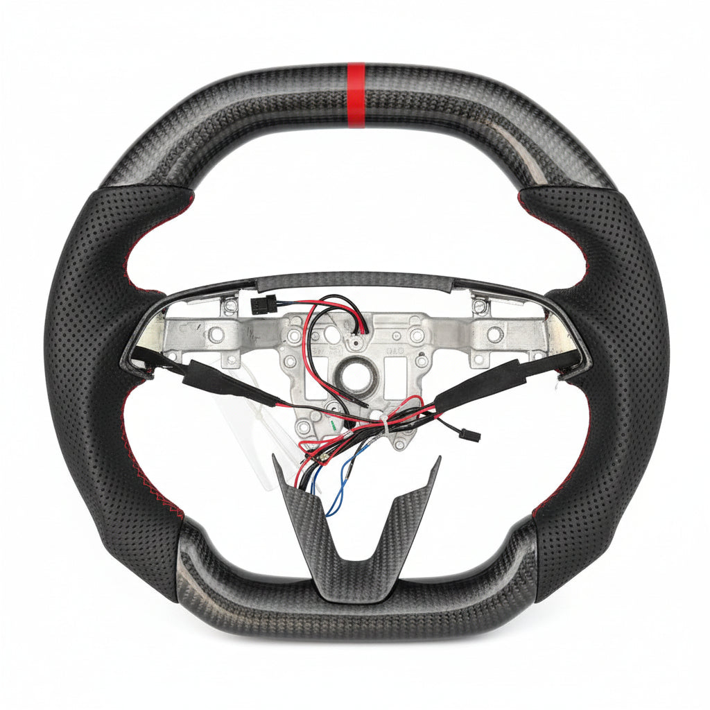 Anpassbares 2024+ Tesla Model 3 / Model Y Carbonfaser-Lenkrad