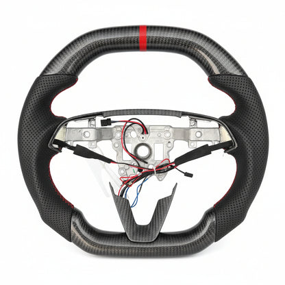 Anpassbares 2024+ Tesla Model 3 / Model Y Carbonfaser-Lenkrad